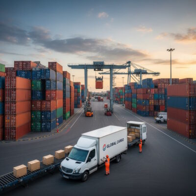Container, Lager, Containerlagerung,