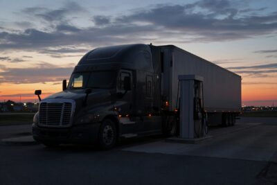 Tanken mit dem Lkw: Säule, Karte und Kontrolle